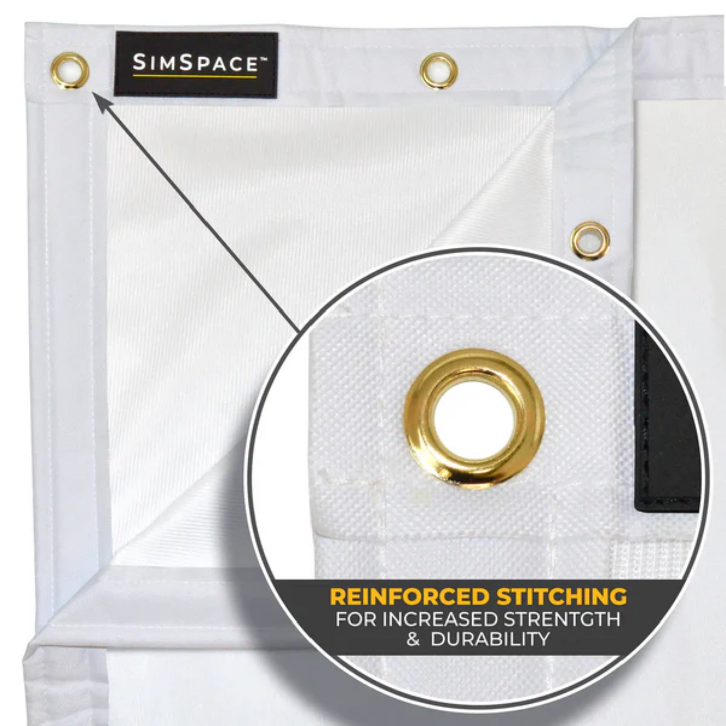 SimSpace Impact Screen + Bungee Cords for Deluxe Practice Net