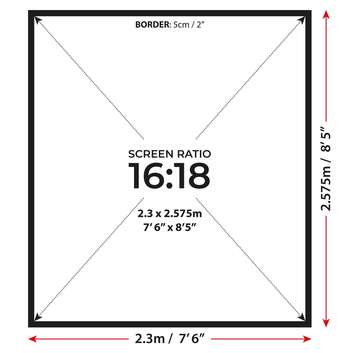 SimSpace Double Sided Impact Screen