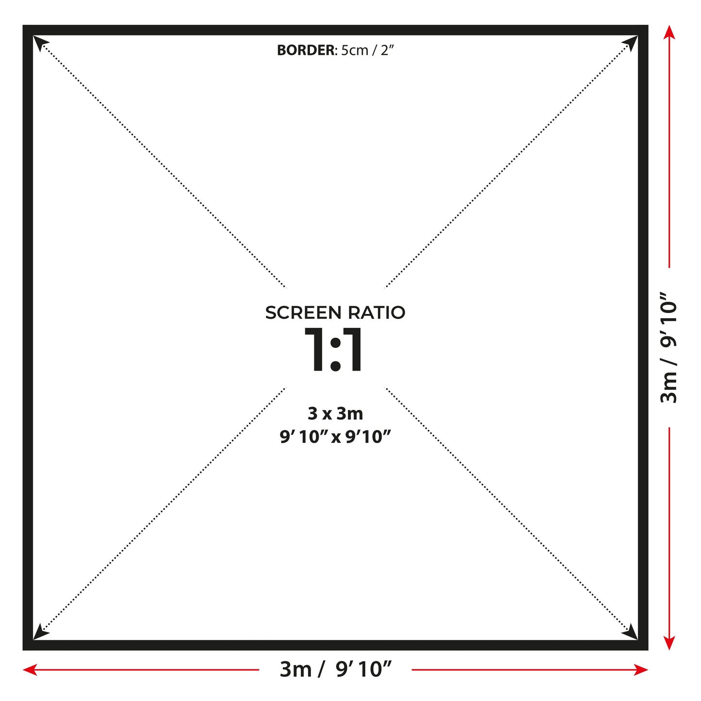 SimSpace Double Sided Impact Screen