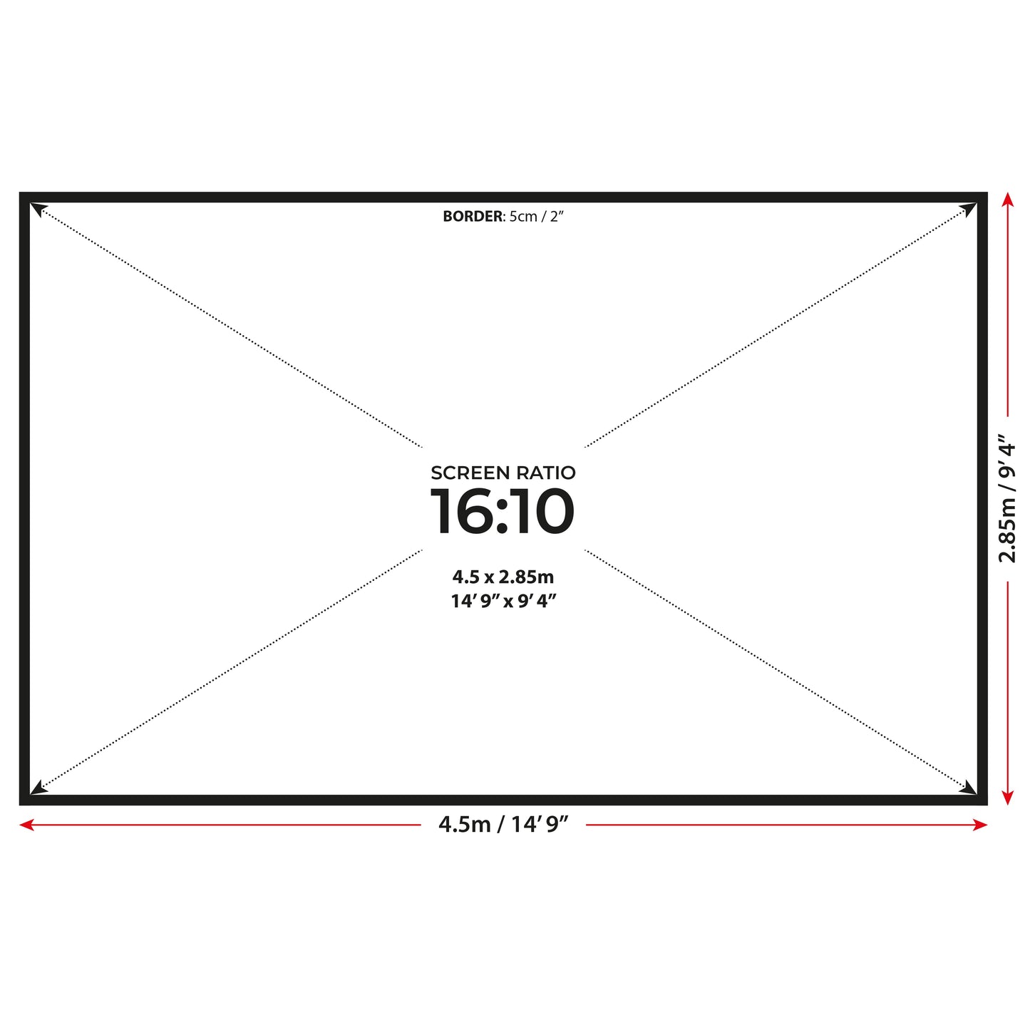 SimSpace Double Sided Impact Screen