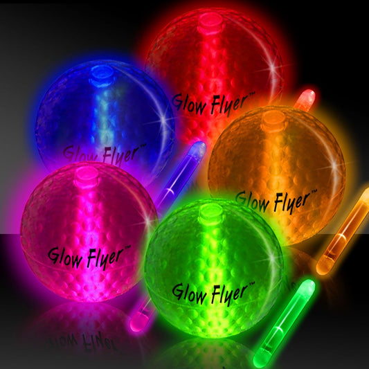 Glow Flyer Ball With Stick Bulk