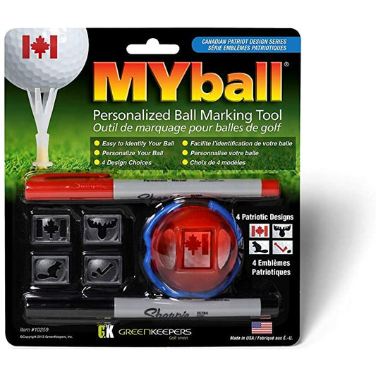 Greenkeepers Canadian Series My Ball Personalized Ball Marking Tool