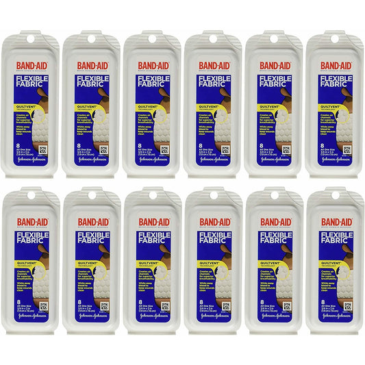 BAND-AID TRAVEL PACK FABRIC - BOX OF 12 PACKS