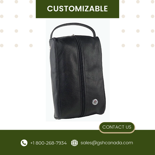 Leather Golf Shoe Bag