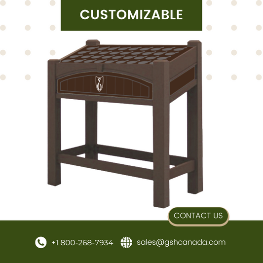 Deluxe Raised Divot Bottle Rack - One Size