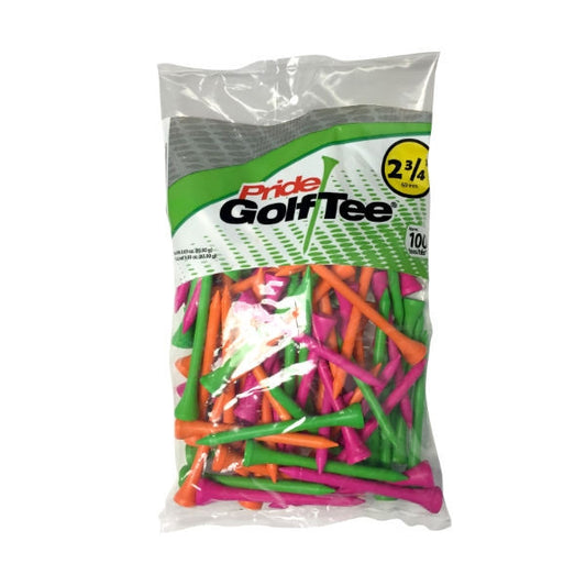 Pride Deluxe Tees - 2 3/4" - Citrus Green - 100/bag