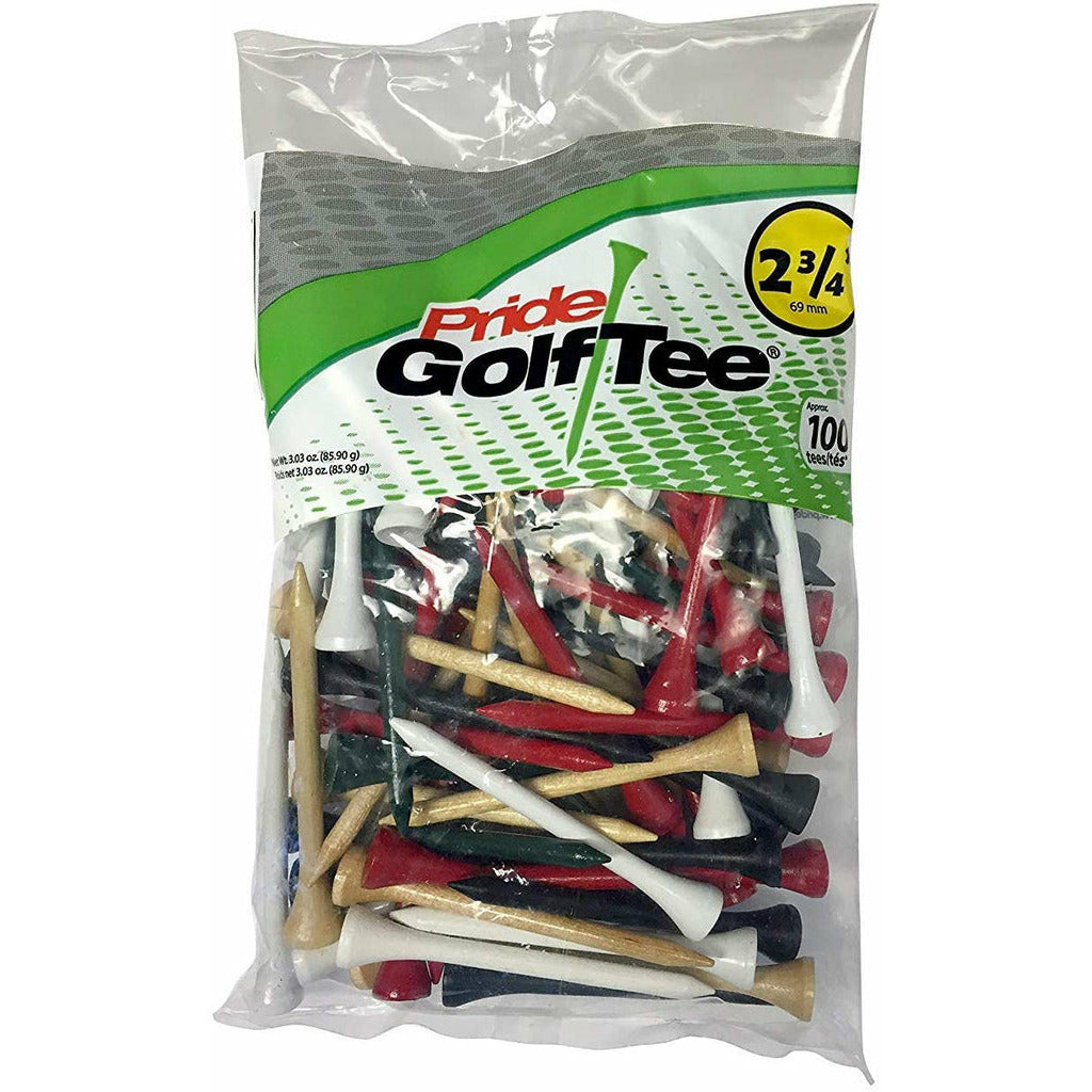 Pride Deluxe Tees - 2 3/4" - Citrus Green - 100/bag