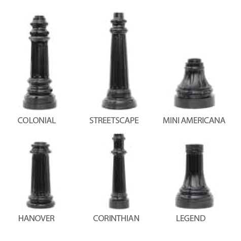 CUSTOMIZED ITEM: Cast Aluminum Bases