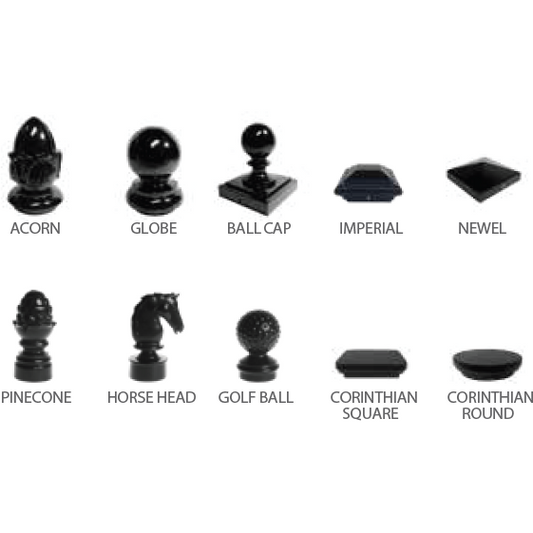 CUSTOMIZED ITEM: Cast Aluminum Post Caps