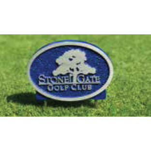 CUSTOMIZED ITEM: Cast Aluminum Spike Marker (Single-sided)