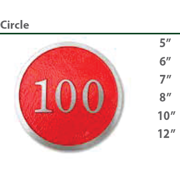 CUSTOMIZED ITEM: In-Ground Yardage Markers