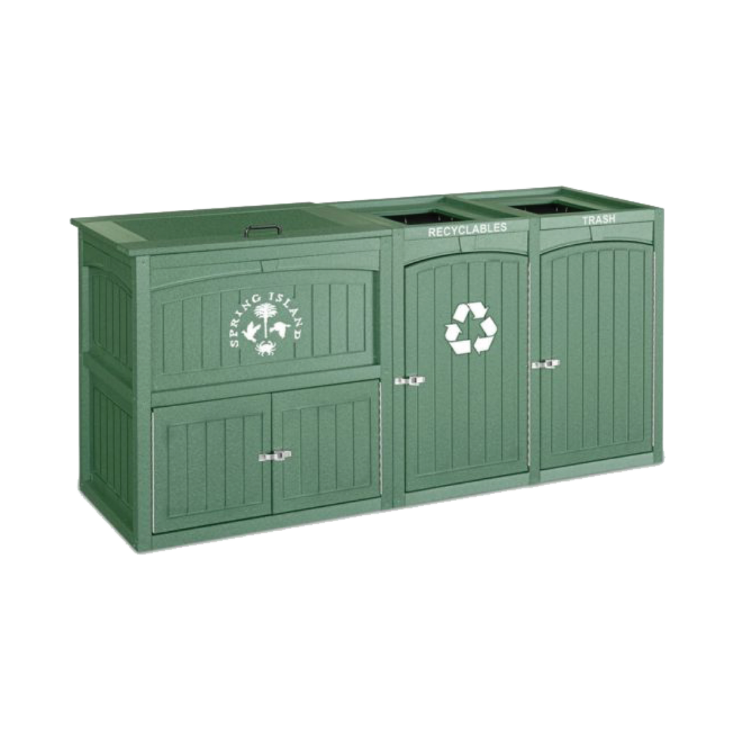 Tee Deck - Trash Receptacle