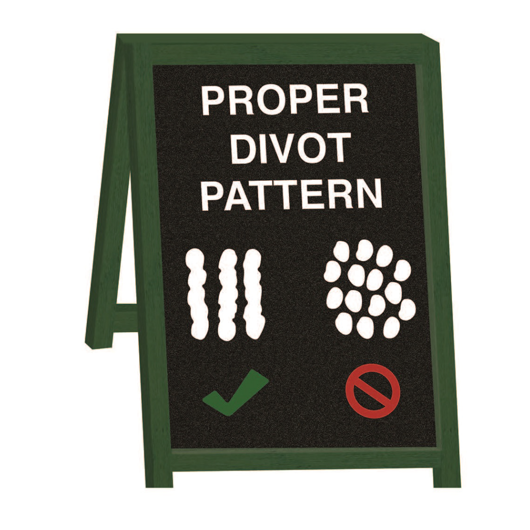 Divot Pattern Easel - Standard Frame