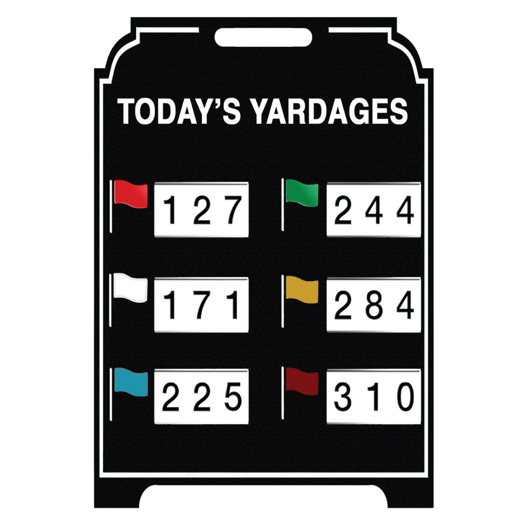 Today’s Yardage Easel