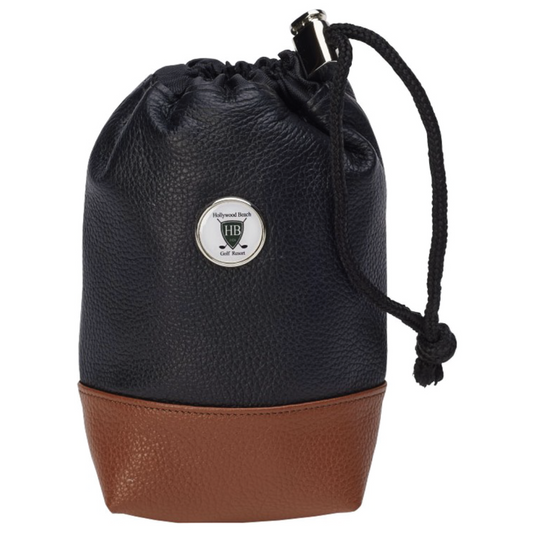 Mesa Leather Draw String Valuables Pouch