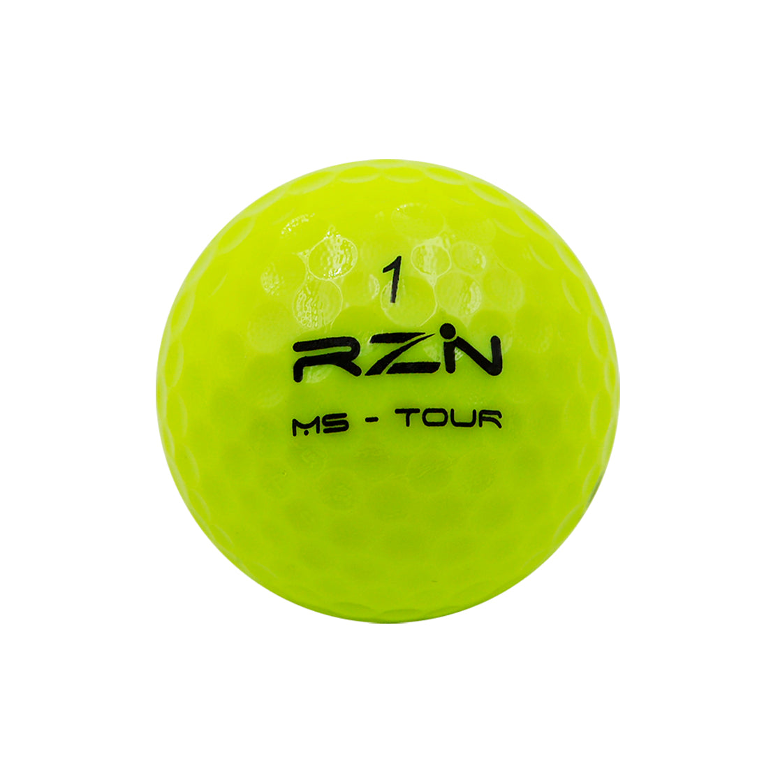RZN MS-Tour Yellow Golf Balls 12pk
