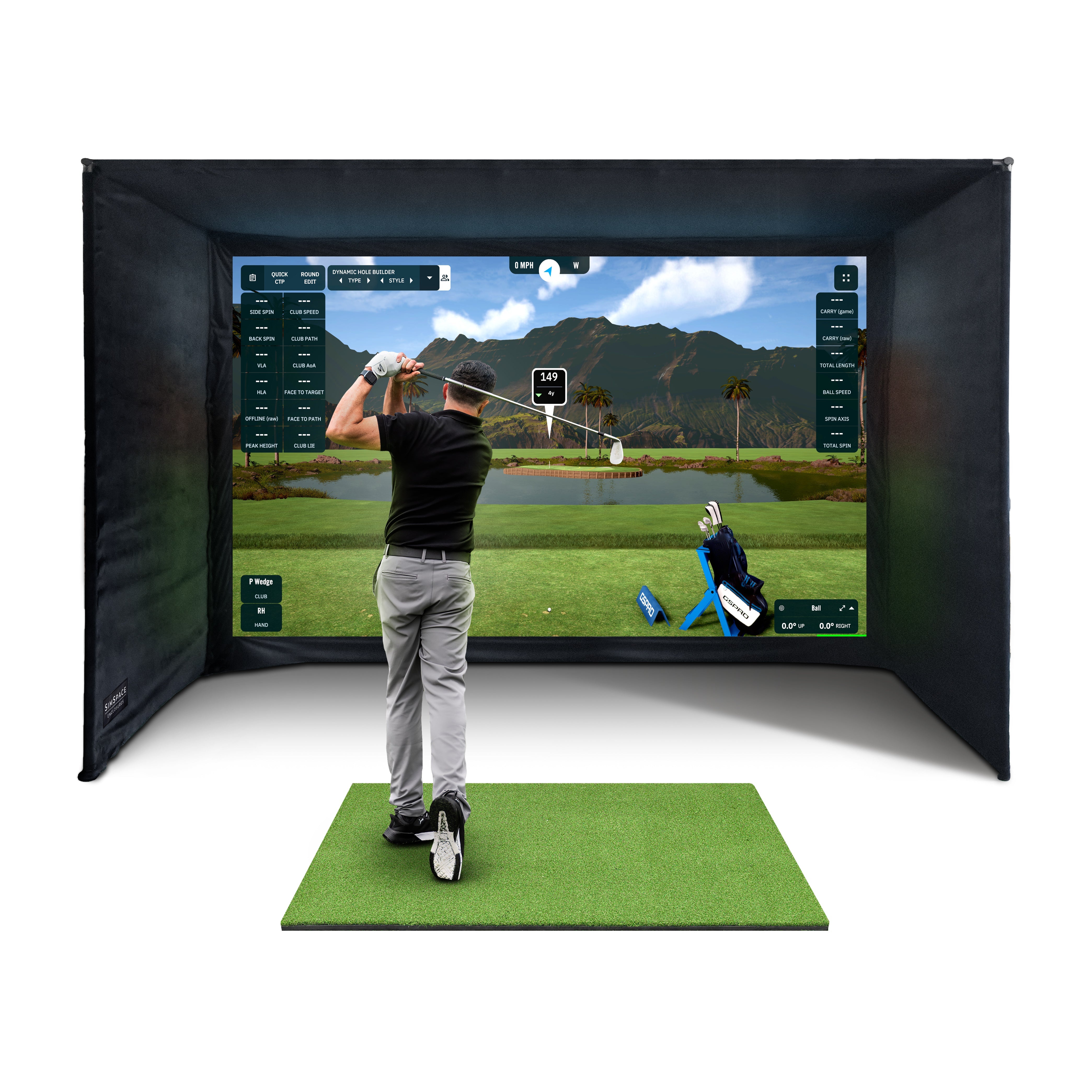 SIMSPACE PROFESSIONAL GOLF ENCLOSURE - SIM/004 – Golf Supply House
