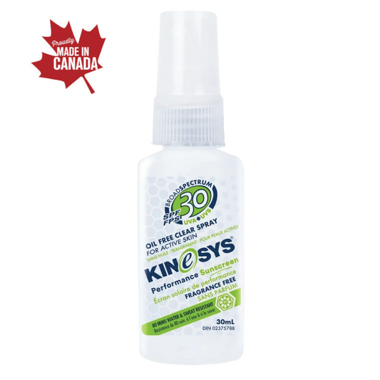 SPF 30 Fragrance Free KINeSYS Spray Sunscreen 30ml