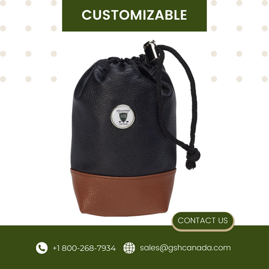 Mesa Leather Draw String Valuables Pouch