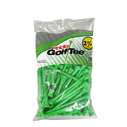 Pride Deluxe Tees - 2 3/4" - Citrus Green - 100/bag