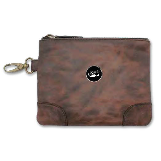 Dakota Leather Zipper Pouch