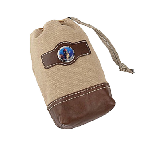 Leather & Canvas Valuables Pouch